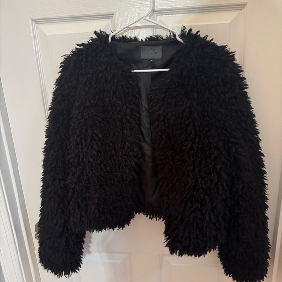 UGG Jackets & Blazers - UGG Women's Plush Black Teddy Jacket